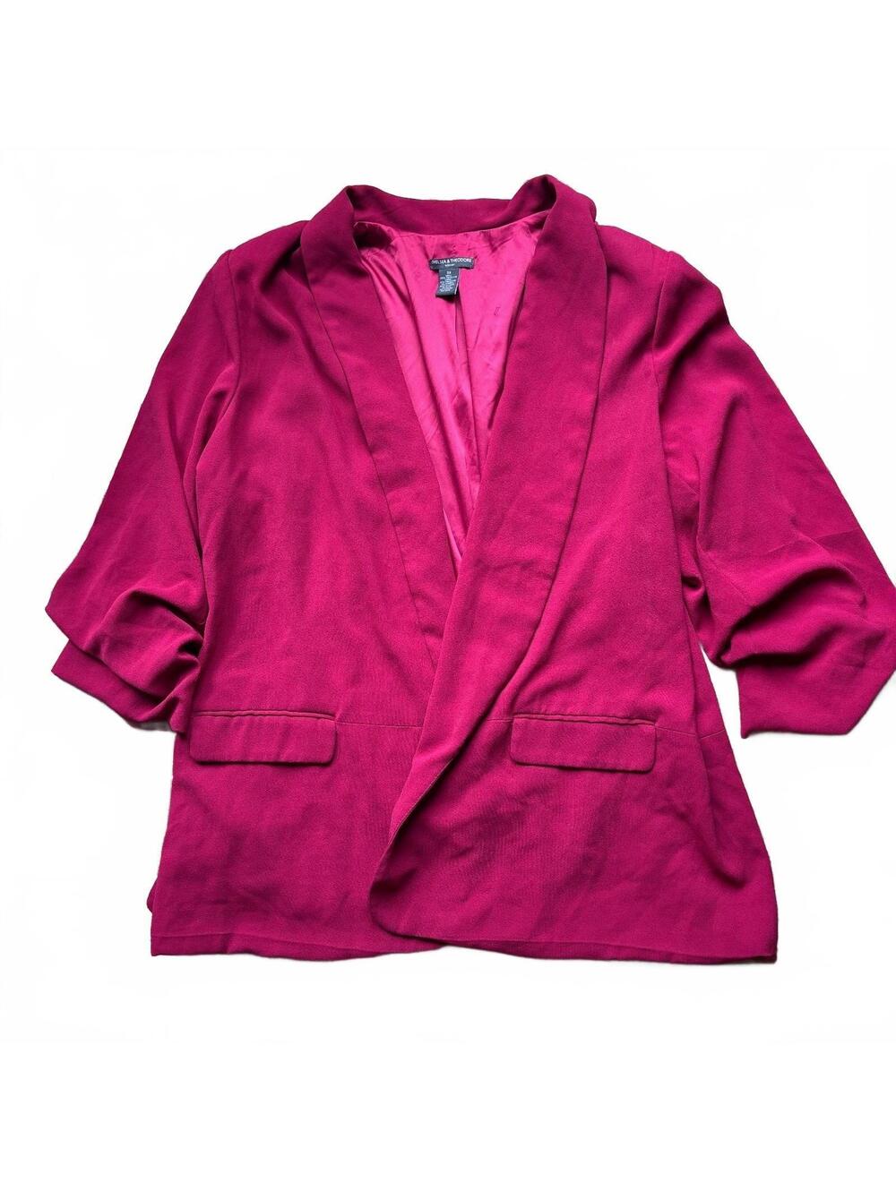 Chelsea & Theodore Magenta Blazer Size 3X